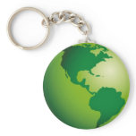 Green_Earth (3) Key Chains