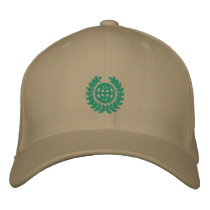 Green Earth Concept Embroidered Baseball Caps