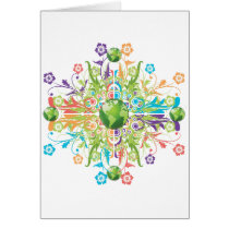 Green Earth Flower cards by Makana101 Green Earth Flower cards