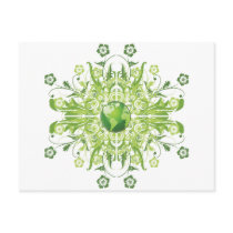 Green Earth Flower postcards by Makana101 Green Earth Flower postcards