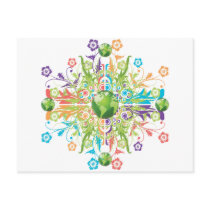 Green Earth Flower postcards by Makana101 Green Earth Flower postcards