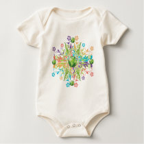 Green Earth Flower t-shirts by Makana101 Green Earth Flower t-shirts