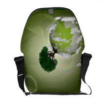 green earth messenger bags