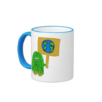 Green earth mug