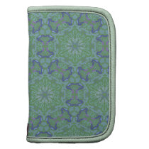 Green Elegant Pattern ornate folio planner planners