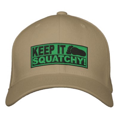 Green *EMBROIDERED* Keep It Squatchy! - Bobo's Embroidered Hats Green *EMBROIDERED* Keep It Squatchy! - Bobo's Embroidered Hats