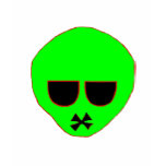green emo head t shirt customizable