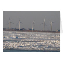 Green energy greeting card