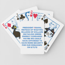 Green Energy Waste Bicycle Card Decks