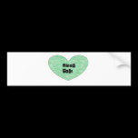 Green Envy This Heart bumper stickers