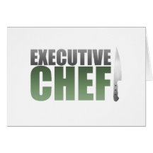 Green Executive Chef Cards