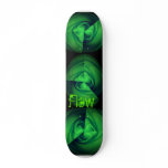 Green Eye Flow Skateboard Deck