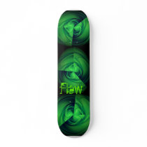 Green Eye Flow Skateboard Deck