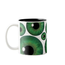 Green Eye Iris Cool Custom Mug