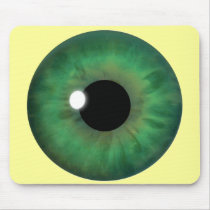 Green Eye Iris Custom Cool Mouse Pad