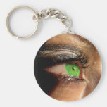 Green Eye Keychains