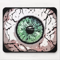 Green Eye mousepad by starvinmarvin Green Eye mousepad