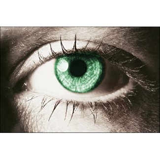 Green Eye print