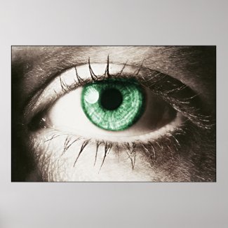 Green Eye print