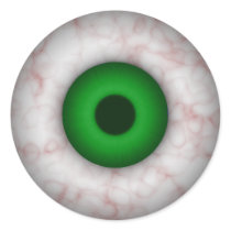 Green Eye Sticker