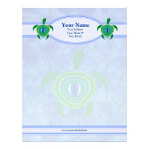 Green Eye Turtle Letterhead
