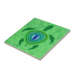Green Eye Turtle Tile