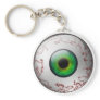 Green Eyeball Keyring Key Chain