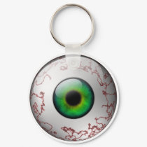 Green Eyeball Keyring keychains