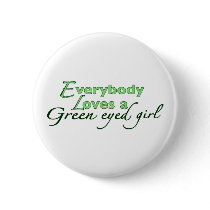 Green Eyed Girl buttons by worldsfair Green Eyed Girl buttons