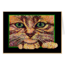 Green Eyed Kitten cards by WiscMeBrit Green Eyed Kitten cards
