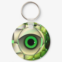 Green Eyed Monster keychains