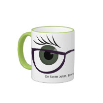 Green Eyes and Glasses mugs