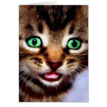 Green ...eyes greeting cards