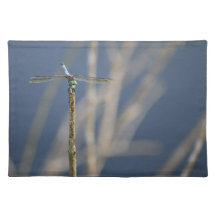 Green Eyes Dragonfly Place Mats