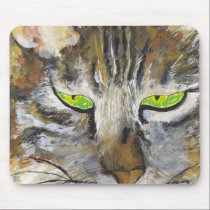 Green eyes Mouse pad mousepads