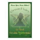 postcard - This attractive poster of the elusive yet seductive legendary green fairy (la fee verte) of the Absinthe will be a favorite addition to any beverage poster collection.  Available in sizes up to 35" x 52"  (See ALL SIZES)
