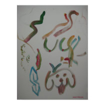 Green Fairy painting poster posters by livfilms Green Fairy painting poster posters