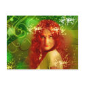 green fairy postcards by mgoring green fairy postcards