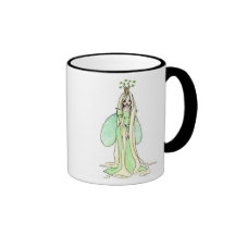 Green Fairy Princess Coffee Mug