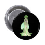 Green Fairy Princess Pinback Button