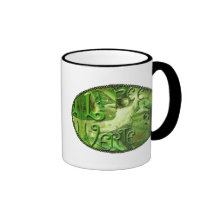 Green Fairy Splashy Collage IV Coffee Mug