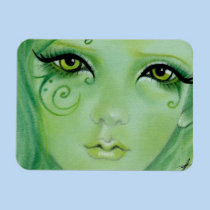 Green Fairy Swirls Premium Flexi Magnet magnets