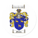 GREEN FAMILY CREST -  GREEN COAT OF ARMS stickers
