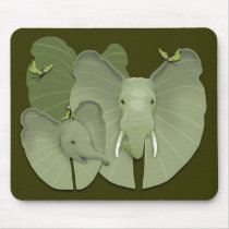 _Green Fantasy_#A540 mousepads by wizardmarilyn _Green Fantasy_#A540 mousepads