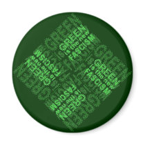 Green Fascism Refrigerator Magnets