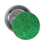 Green faux glitter graphic buttons
