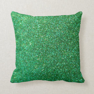 throw faux glitter pillow graphic pillows emerald