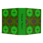 green feather fractal binders