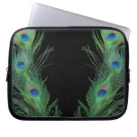 peacock, feather, black, green, colorful, peacock