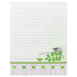 Green Feel Better Binder Lined Flyers